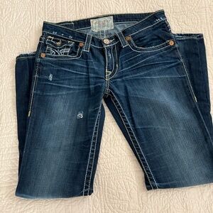Big Star Blue Boot Cut Jeans with Classic Wash